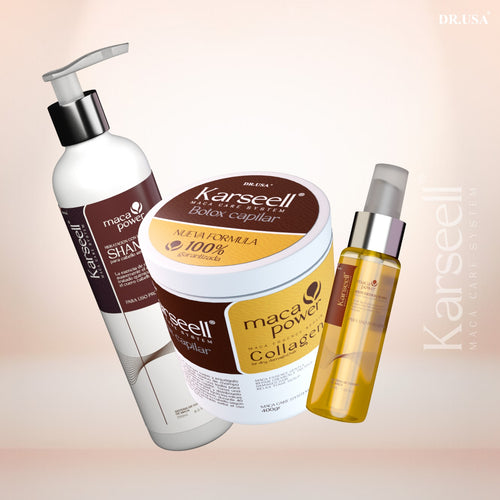 COMBO KARSEELL - 3 PRODUCTOS (Shampoo + Crema Capilar + Aceite de Argan) - ORIGINAL